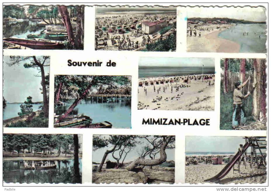 Carte Postale 40.  Mimizan Trés Beau Plan - Mimizan Plage