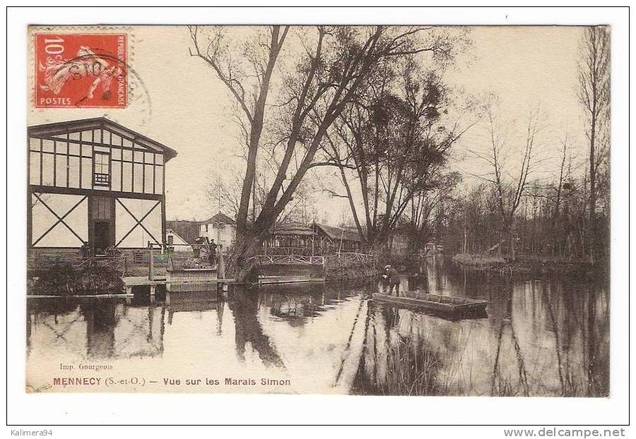 ESSONNE  /  MENNECY  /  VUE  SUR  LES  MARAIS  SIMON - Mennecy