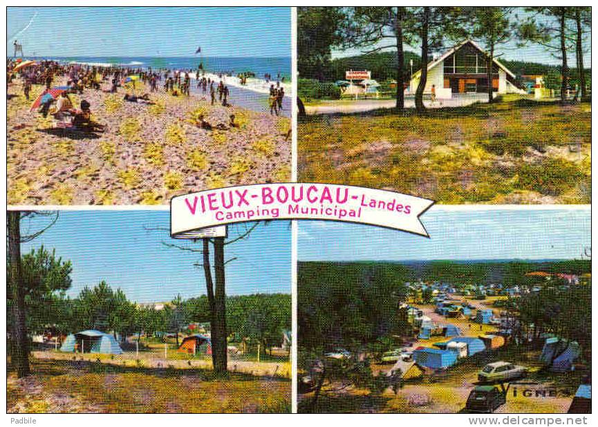 Carte Postale 40. Vieux Boucau  Camping Municipal Trés Beau Plan - Vieux Boucau