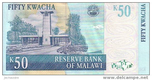 MALAWI   50 Kwacha   Daté Du 31-10-2005     Pick 45    ***** BILLET  NEUF ***** - Malawi