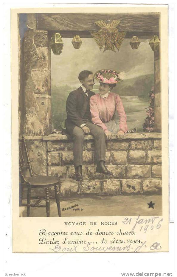 10999 Voyage De Noces . Parlez Moi D'amour. L ´étoile , Stebbing Série N 902 - Couples