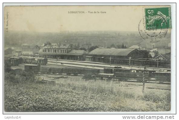 E 684 /CPA LONGUYON  (54) VUE DE LA GARE - Longuyon