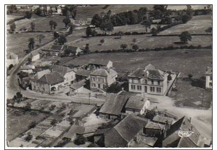 BUFFIERES-Vue Aérienne En 1964, Carte Semi Moderne, Signé Cim - Autres & Non Classés