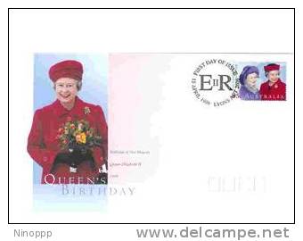 Australia   1999  QE II Birthday  FDC - Omslagen Van Eerste Dagen (FDC)