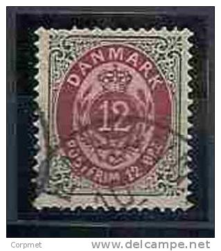 DENMARK - TIMBRES DE SERVICE  - 1875/1903 - Yvert # 25 B - VF USED - Oblitérés