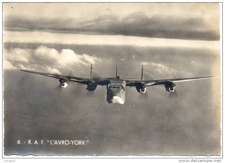 N°8 R.A.F. L AVRO YORK - 1939-1945: 2ème Guerre