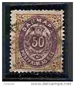 DENMARK - TIMBRES DE SERVICE  - 1875/1903 - Yvert # 28 B - VF USED - Used Stamps