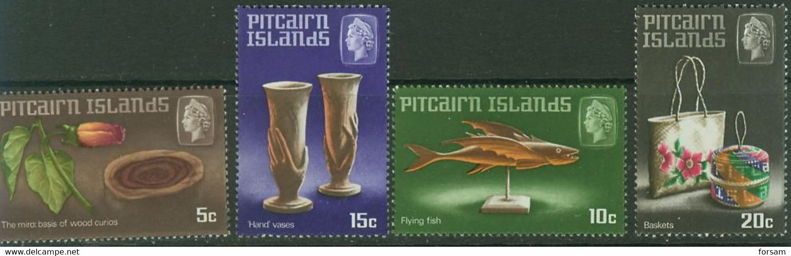 PITCAIRN ISLANDS..1968..Michel # 91-94...MNH...MiCV - 5 Euro. - Pitcairn Islands