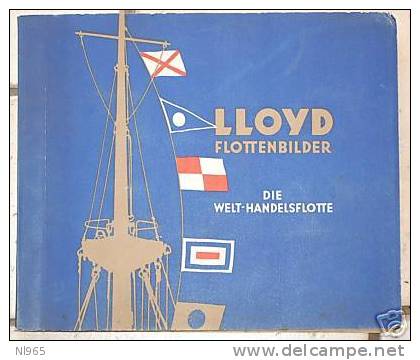 ANTIKES BUCH LLOYD FLOTTENBILDER DIE WELT-HANDELSFLOTTE - Sonstige & Ohne Zuordnung