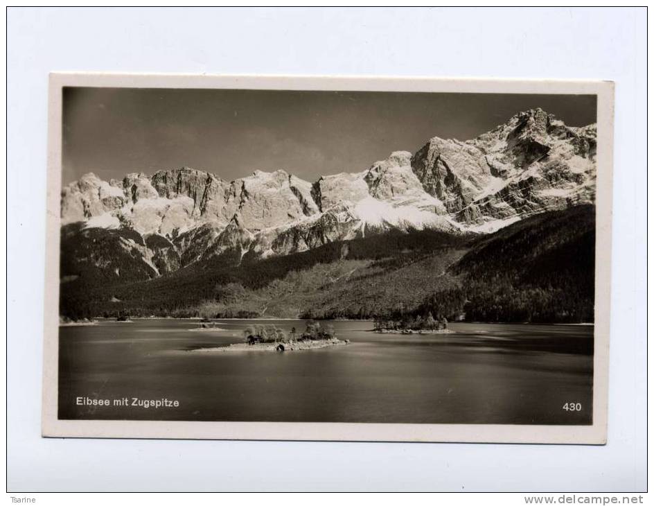 Allemagne : Eibsee Mit Zugspitze - Zugspitze