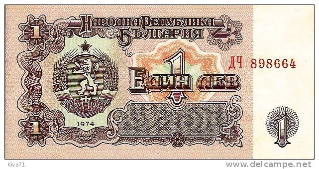 1 Leva    "BULGARIE"       1974  UNC     Ro 6 - Bulgarie