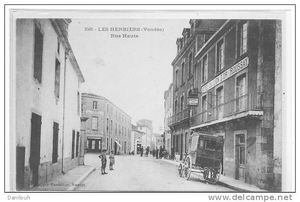 85 /// LES HERBIERS, RUE HAUTE , Phototypie Vasselier, Numéro 3595, Animée - Les Herbiers