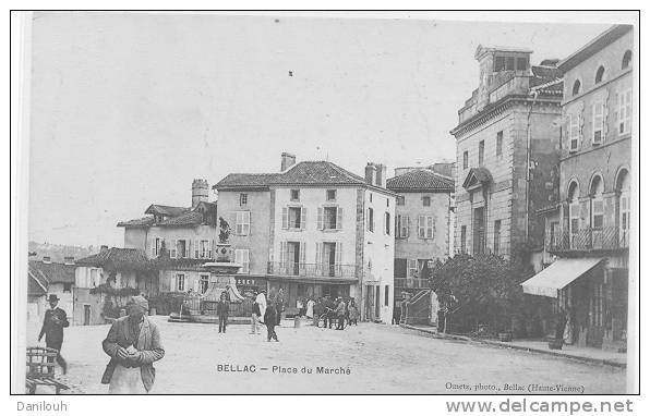 87 /// BELLAC, Place Du Marché, Collection Ometz, ANIMEE - Bellac