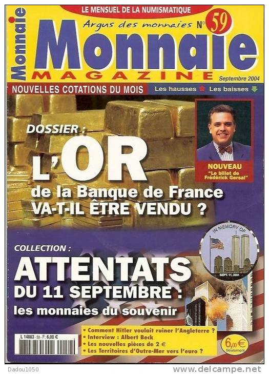 Monnaie Magazine 6 NUMEROS , Petit Prix - Frans