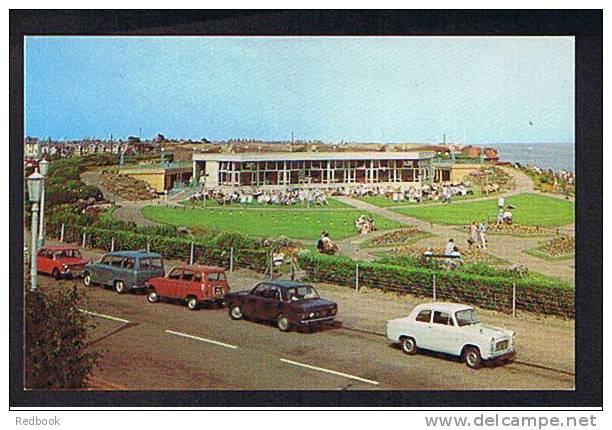 Postcard Cars Ford Prefect Popular & Redoubt Sun Lounge Eastbourne Sussex - Ref B122 - Eastbourne