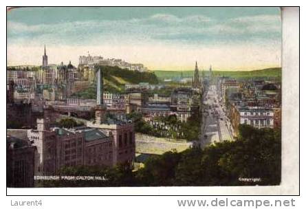 Great Britain - Scotland - Old Postcard - Carte Ancienne D´Ecosse - Edinburgh - Midlothian/ Edinburgh