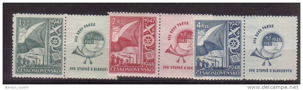 CESKOSLOVENKO MNH** MICHEL 512/14 F €3.80 - Andere & Zonder Classificatie