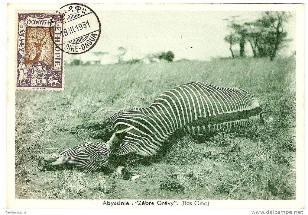 Ethiopie 1931 Abyssinie Voir Timbre - Etiopia