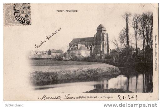 Pont L'Evèque - Eglise St Michel - La Touques - Pont-l'Evèque