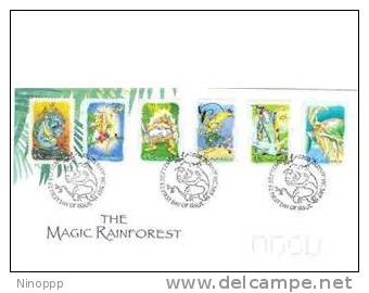 Australia  2002 Magic Rainforest P&S FDC - FDC