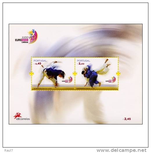 PORTUGAL 2008 CHAMPIONAT DE JUDO BF NEUF ** (MNH) - Judo