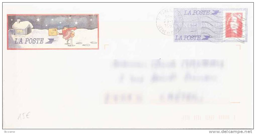 D0863 Entier / Stationery / PSE - PAP Briat - 1ère Enveloppe Repiquée En 1994 - Overprinted Covers (before 1995)