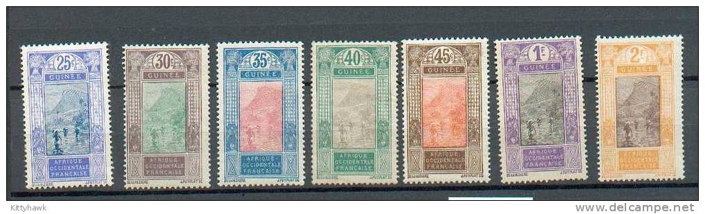 GUI 112 - YT 63 à 66 / 68 à 74 / 77-78 * - Unused Stamps