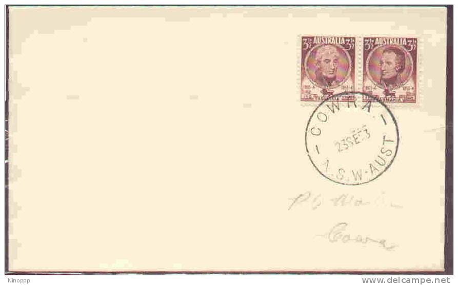 Australia  1953  Settlement Anniversary In Tasmania Pair FDC - FDC