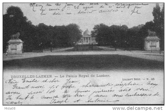 BELGIQUE.   BRUXELLES LAEKEN.  LE PALAIS ROYAL DE LAEKEN. - Laeken