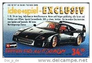 Deutschland - Germany - S 137A  09/93 Idee & Spiel - Ferrari - S-Series: Schalterserie Mit Fremdfirmenreklame