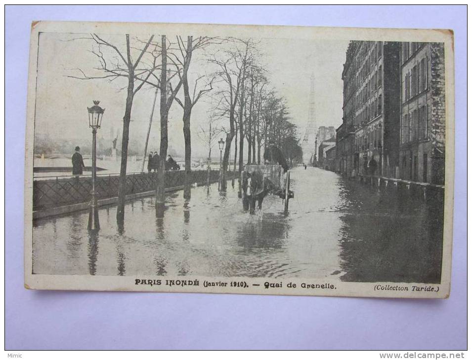 PARIS Inondé   "quai De Grenelle" - Paris (15)