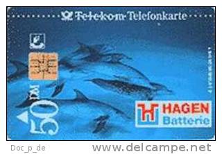 Deutschland - Germany - S 97  03/93  Hagen Batterie 2 , Delphine , Dolphins  50DM - Delfines
