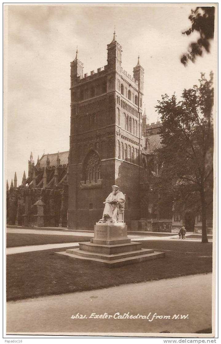 GB - Dev - Exeter Cathedral From N. W. - "Sunshine" Series N° 4621 - Exeter