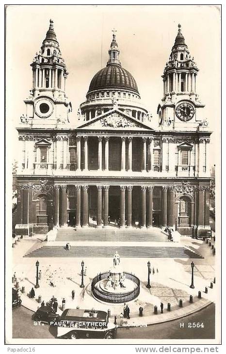 GB - St. Paul's Cathedral, London - HMPC / CPSM (circulated 1956) - St. Paul's Cathedral