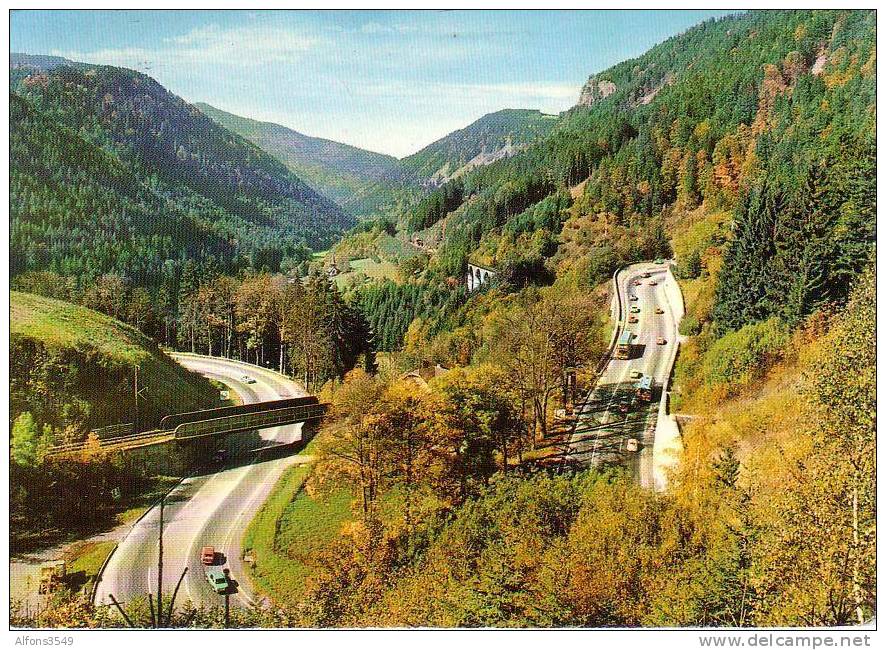 Hoostelg-Hollental Scharzwald Blick Zum Ravennaviadukt - Höllental