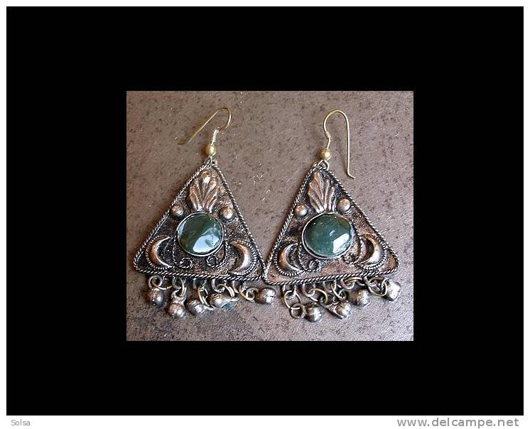 Boucles Ouzbekhs En Agathe / Uzbek Earings - Ethniques