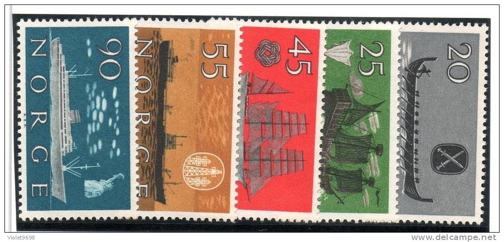 NORVEGE: TP N° 402/406  ** - Unused Stamps