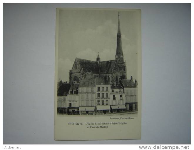 Pithiviers , Eglise Et Place Du MARTROI - Pithiviers