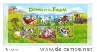 Australia  2005  Down On The Farm MS  FDC - Premiers Jours (FDC)