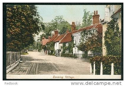 Early Postcard Sonning Village Near Reading Berkshire  - Ref B125 - Reading