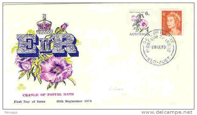 Australia 1970 QEII 6c Orange Addressed  FDC - FDC