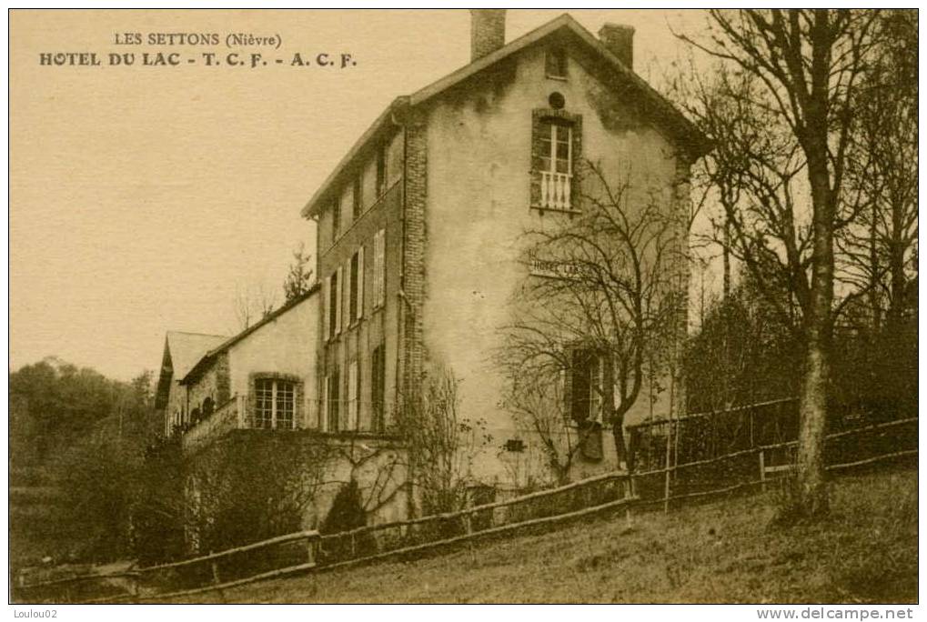 Carte Postale Ancienne - CPA - 58 - MONTSAUCHE LES SETTONS / LES SETTONS - Hotel Du Lac - Excellent état - Montsauche Les Settons