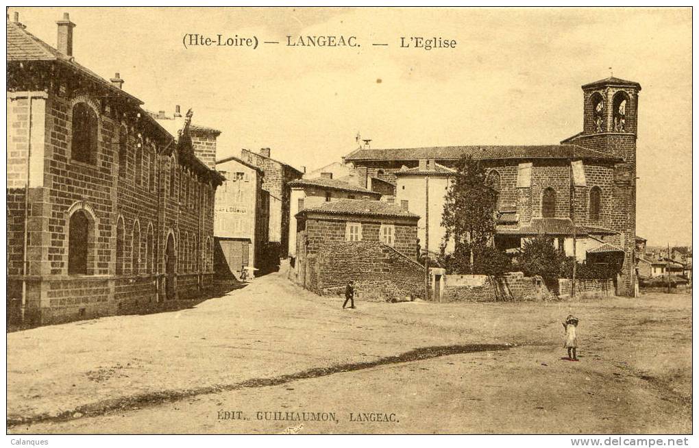 CPA Langeac -L´église - Langeac