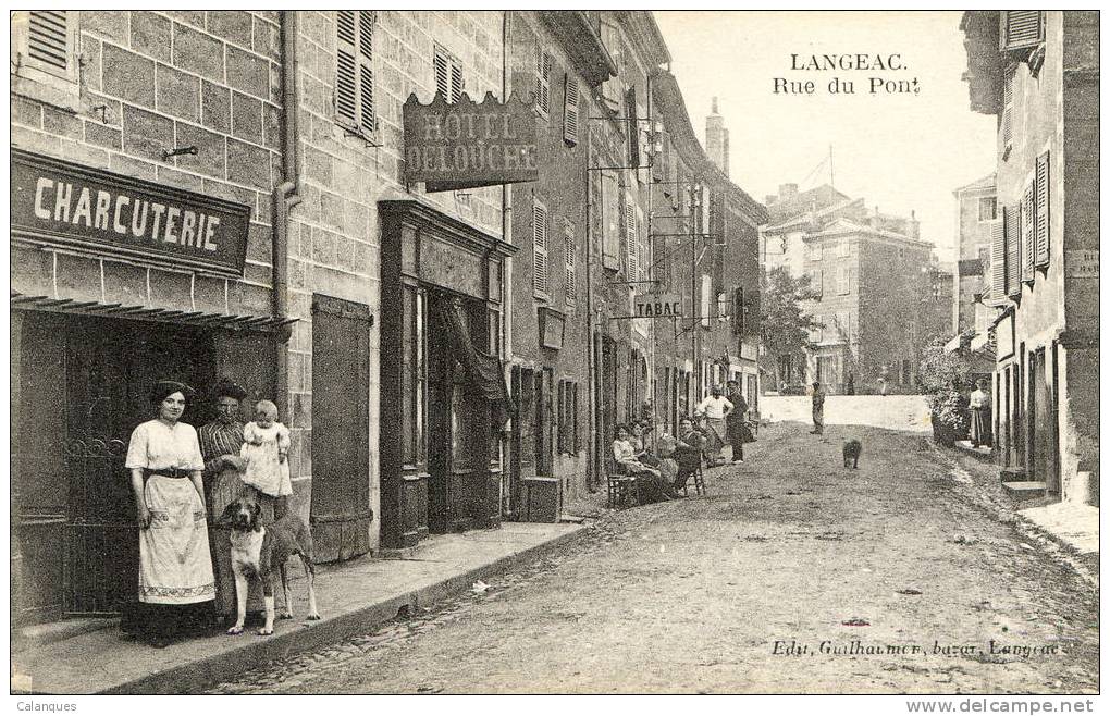 CPA Langeac - Rue Du Pont - Langeac
