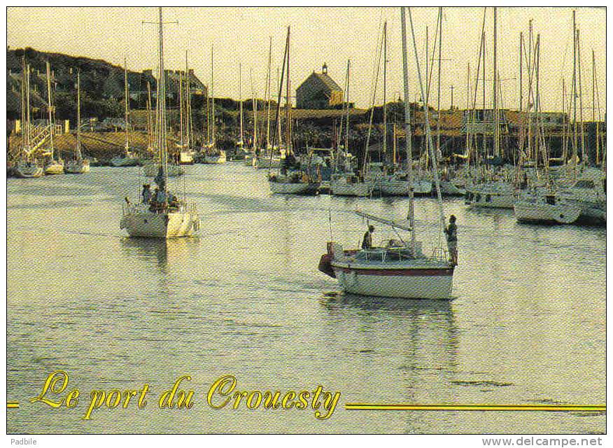 Carte Postale  56.  Arzon Presqu´Ile De Rhuys  Port De Crouesty  Trés Beau Plan - Arzon