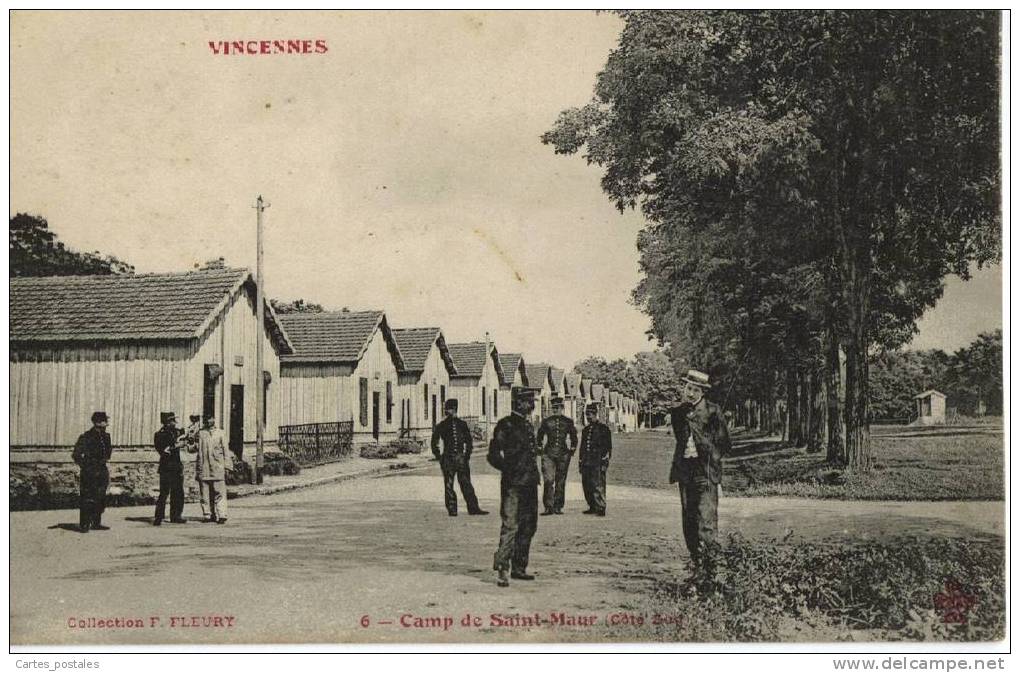 VINCENNES  -  Camp De Saint-Maur (côté Sud) - Casernes