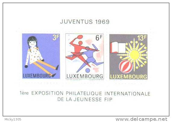 Luxemburg - Block 8 Postfrisch / Miniature Sheet MNH ** (m013) - Unused Stamps