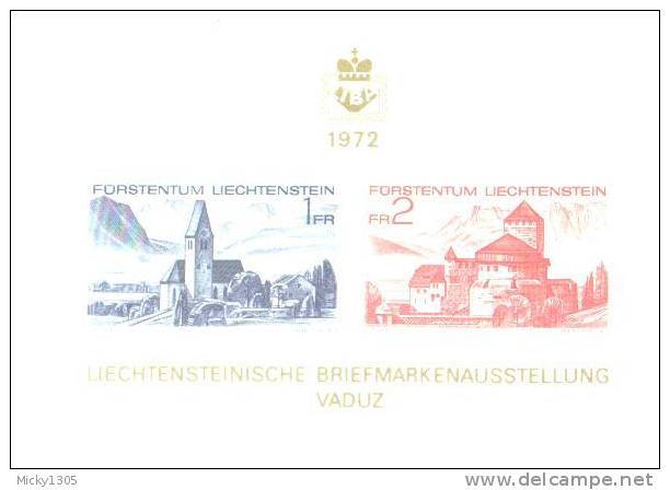 Liechtenstein - Block 9 Postfrisch / Miniature Sheet MNH ** (m017) - Unused Stamps