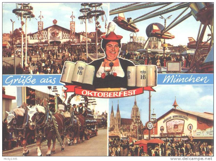 München / Munich - Oktoberfest - Karte Unbeschriftet / Card Mint (I864) - München