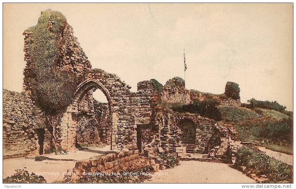 GB - Sus - Hastings Castle Showing Altar Of The Holy Cross - (not Circulated / Non Circulée) - Hastings